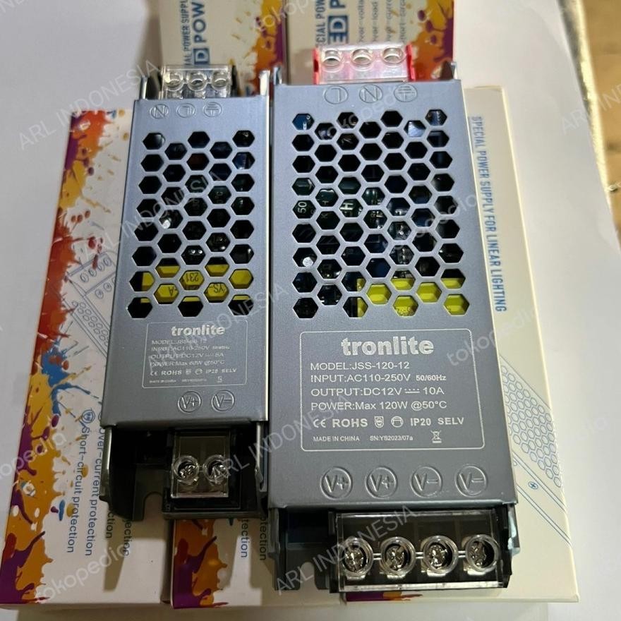 Power Sup Slim 12V 10Amper 5A 10A 5Amper