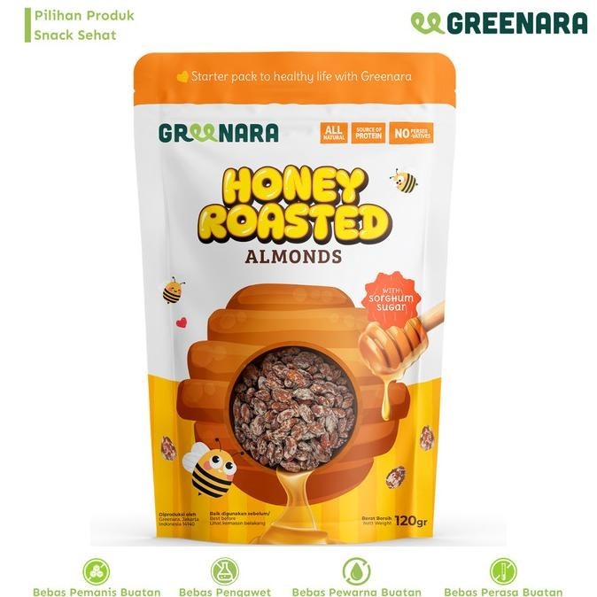 

Honey Roasted Almonds 120Gr / Kacang Almond Madu Limited Edition