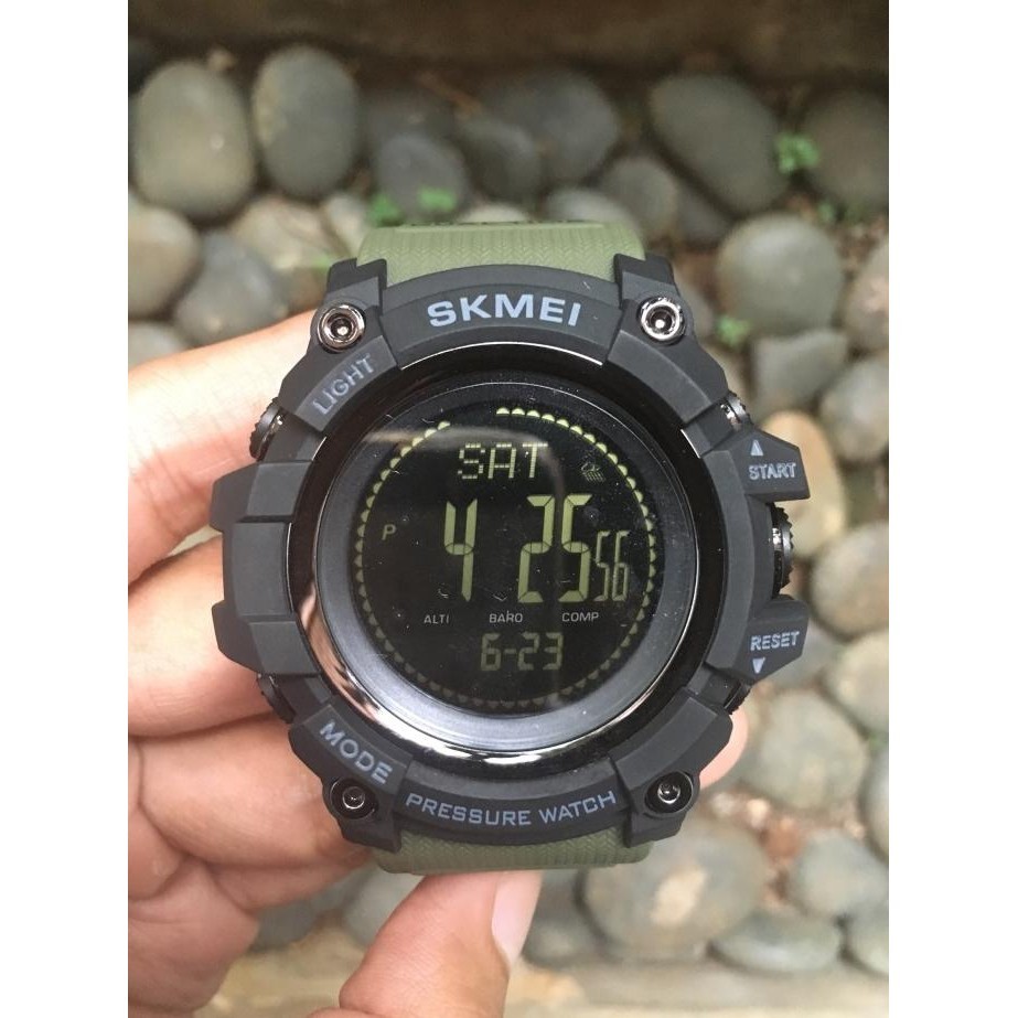 Jam Tangan Outdoor Climbing SKMEI Altimeter Barometer Compass Original