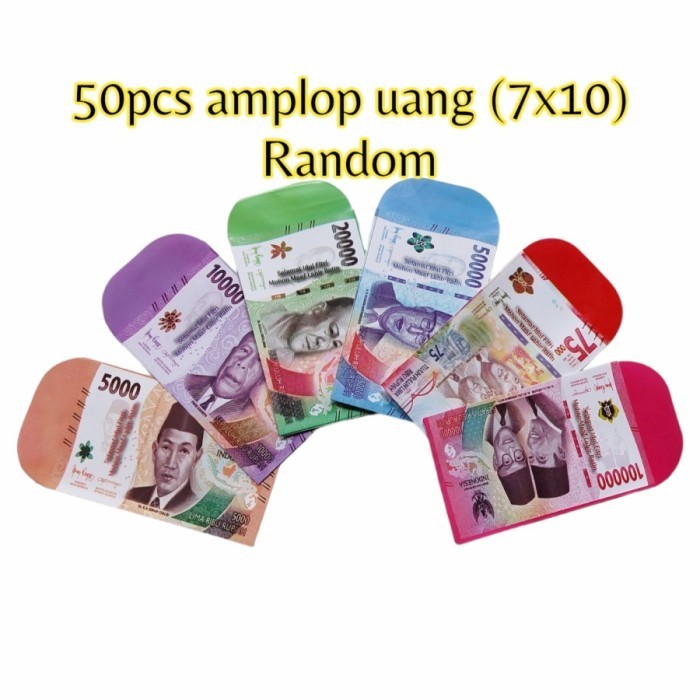 

Amplop Lebaran Isi 50 Lembar Random Ukuran 7X11Cm