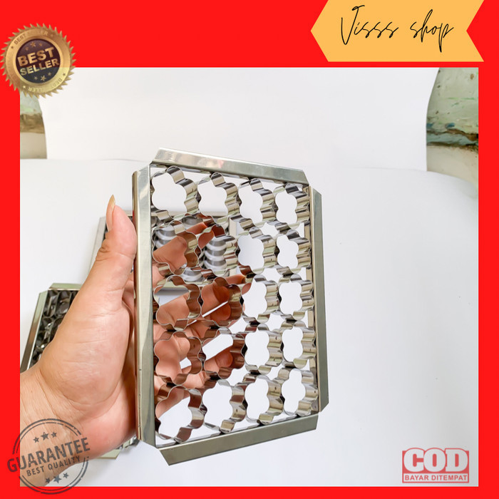 

Cetakan Kue Kering Kasten Nastar Bahan Stainless Cutter Cookie