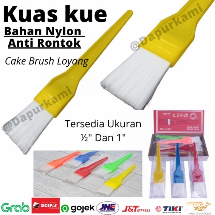 

Kuas Kue Bahan Nylon Serbaa