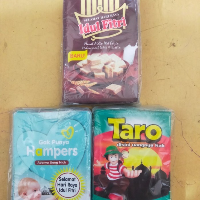 

Amplop Lebaran Lucu Unik Motif Snack 1 Pack Isi 50 Pcs