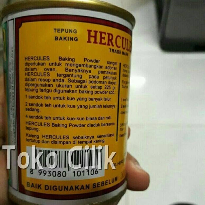 

Double/Acting/Powder/Hercules/Bahan/Kue/Tepung/Pengembang/Baking/Cake