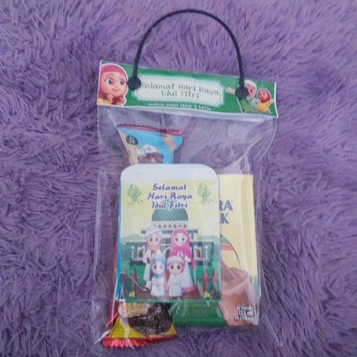 

Paket Ultah Snack Lebaran Plastik Lebaran / Amplop Thr Plastik