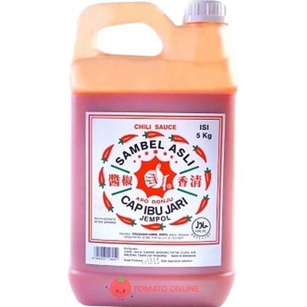 

Sambal Asli Cap Ibu Jari Jempol Jerigen 5 kg / 5kg AS76