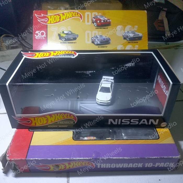 Terbaru Hotwheels Nissan Skyline Diorama GTR BNR34 R34 Putih