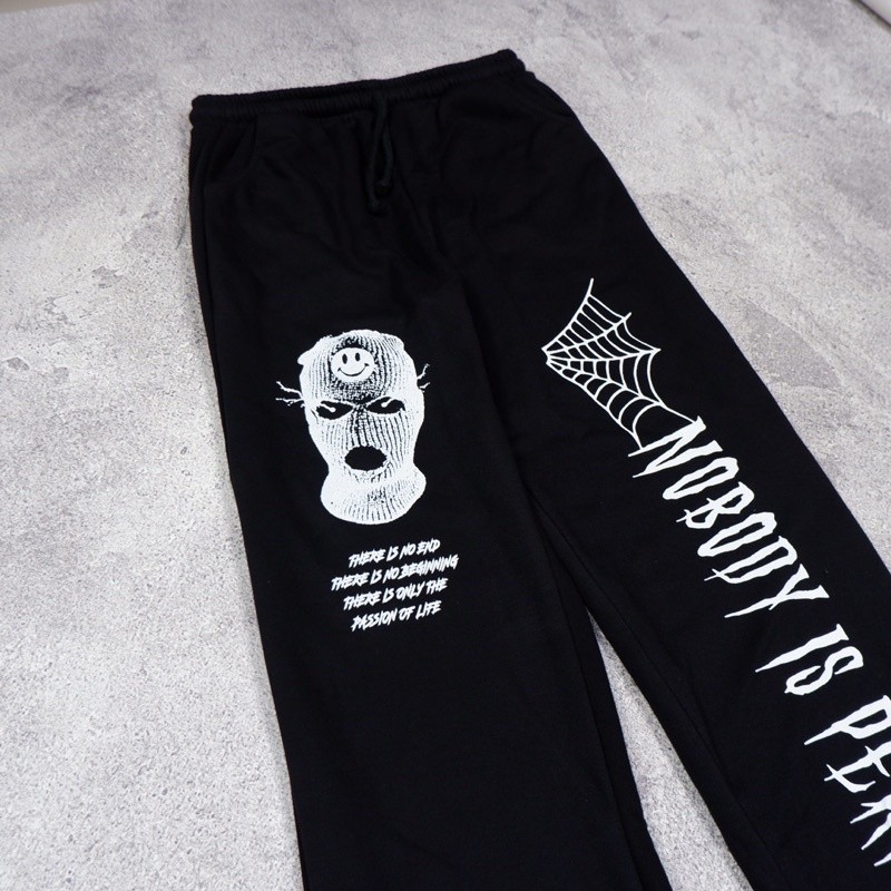 [SPECIAL EDITION] longpant black / graphic chino longpants / sweatpants
