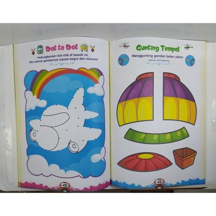 

BUKU AKTIVITAS ANAK CERDAS & KREATIF : SERI SARANA TRANSPORTASI Best Seller