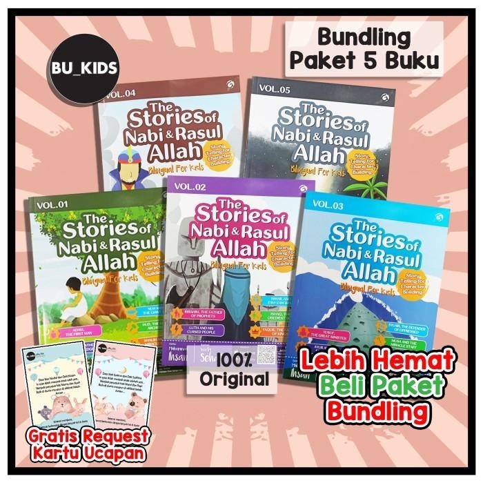 

BUKU KISAH NABI THE STORIES OF NABI & RASUL ALLAH ISI 5 BUKU Best Seller