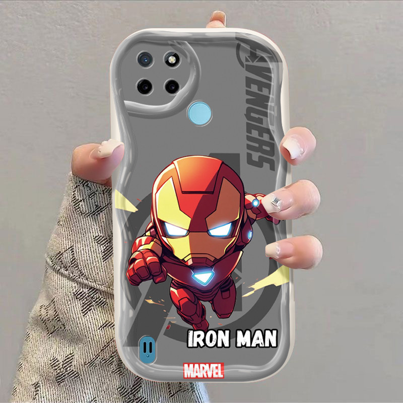 Casing Ponsel untuk Realme C21Y C25Y C15 C21 C2 C2s Case pelindung telepon HP genggam silikon baluta