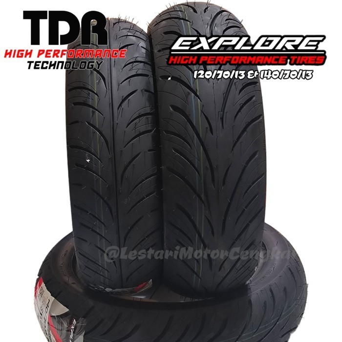 PROMO BAN TDR EXPLORE DEPAN BELAKANG AEROX 155 UK 120/70-14 & 140/70-14 #ORIGINAL