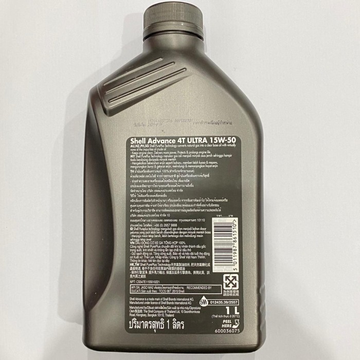 PROMO OLI SHELL ADVANCE ULTRA 1 LITER 15W50 FULL SYNTHETIC FU VIXION ASLI #ORIGINAL