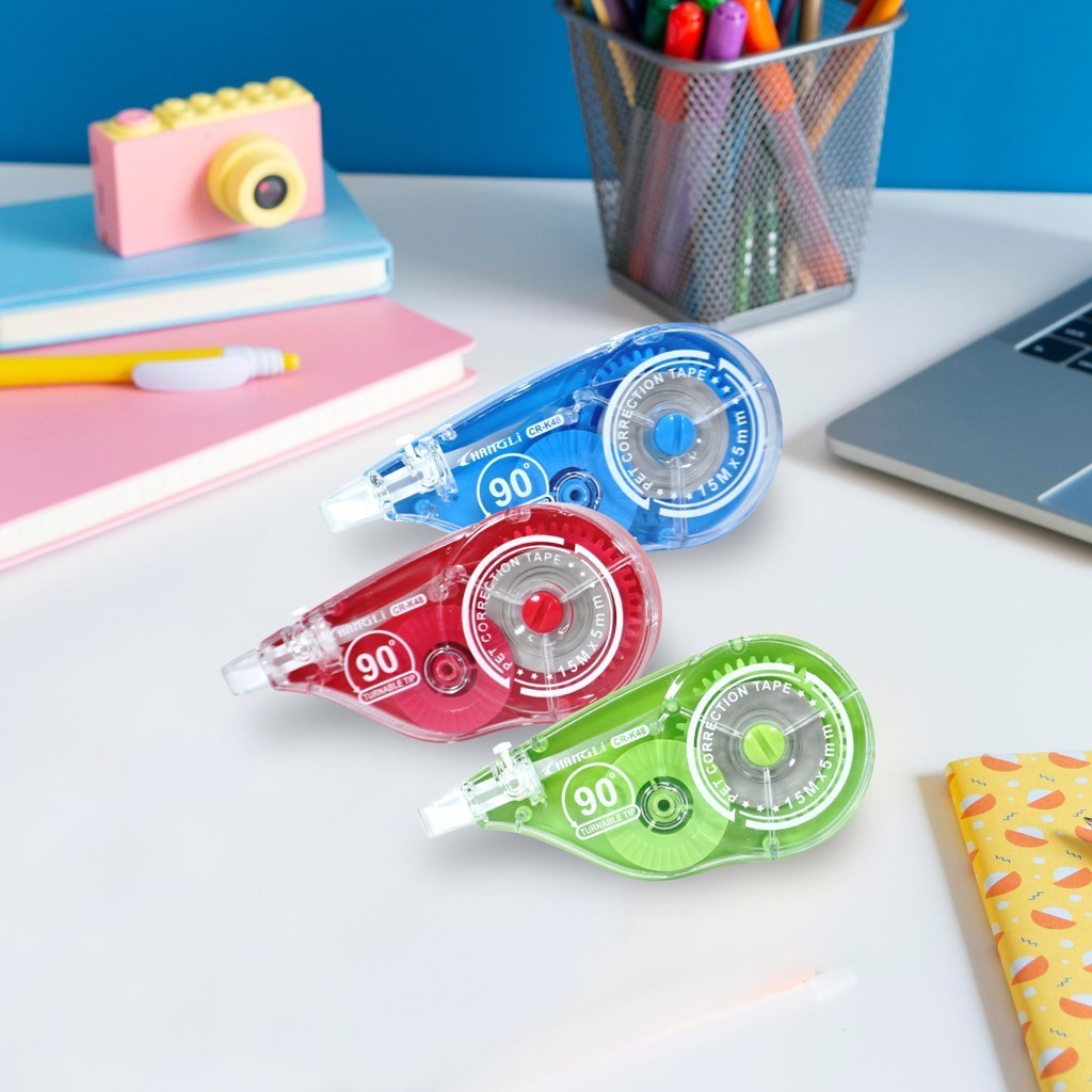 

Pita Koreksi/ Correction Tape/ Correction Pen/ Tipe X Rol/ Tip X Changli Panjang 15 M FANCY CR-K48