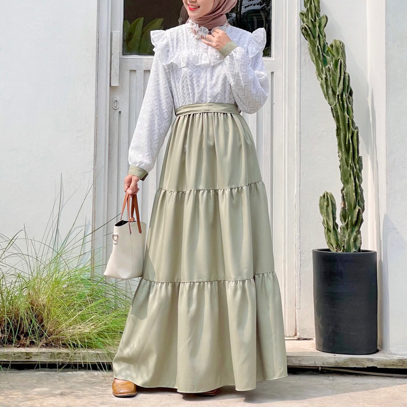 AEY EMELYN DRESS GAMIS WANITA PESTA KONDANGAN BAHAN BRUKAT VINTAGE ALA PRINCESS BY MEECLO OAI