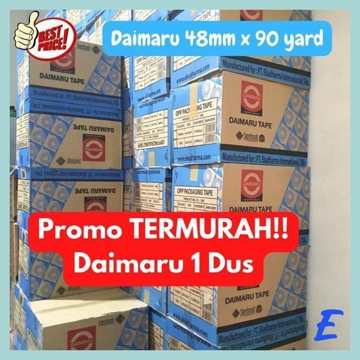 

| PJD | 1 DUS LAKBAN DAIMARU ORIGINAL ISI 72 PCS COKLAT BENING