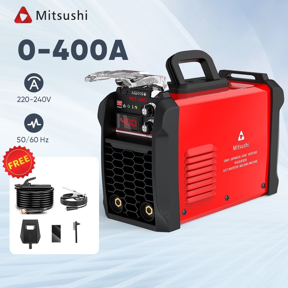 Mitsushi Mesin Las Pengelasan IGBT MDHJ400 Welding Machine Mesin Trafo Las Listrik Inverter