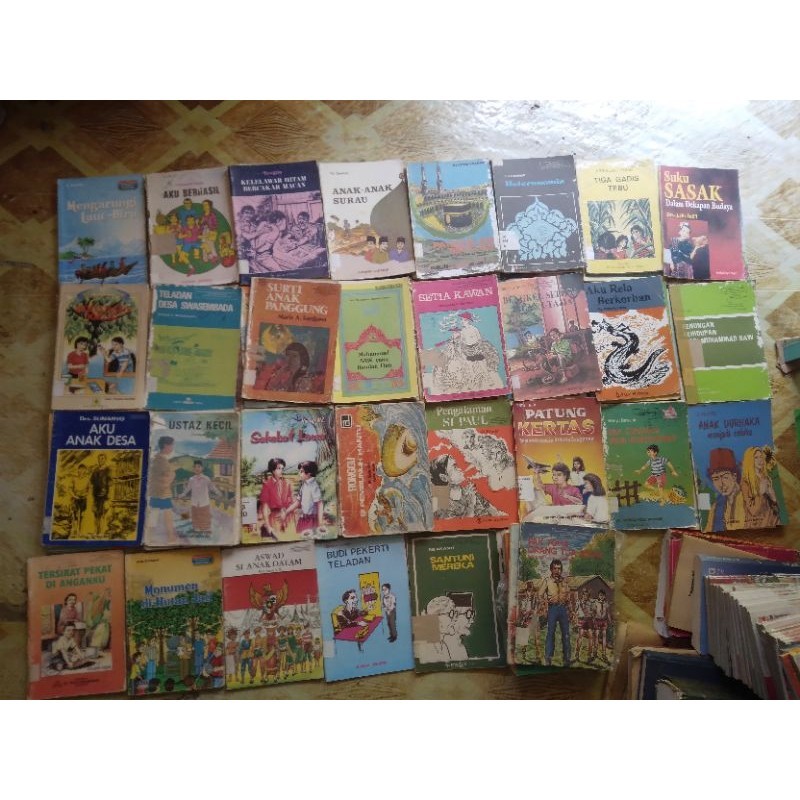 Bacaan anak lawas - Buku cerita anak jadul sastra lawas buku lawas