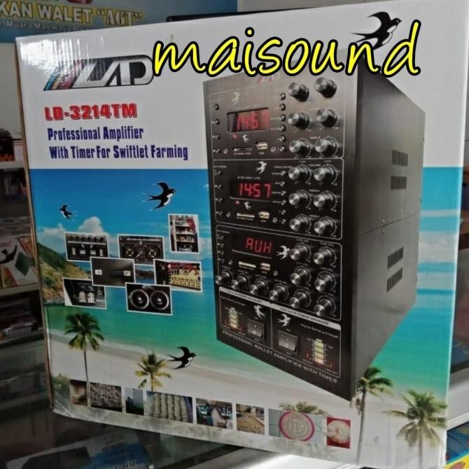 Berkualitas | Ampli Lad Ld 3214 Tm Amplifier Walet Lad 3214Tm 3 Player Original
