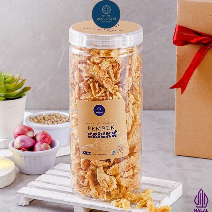 

PEMPEK WARISAN KRIUKK 300 GRAM EMPEK EMPEK KERIPIK TOPLES BE TANIALIYA56