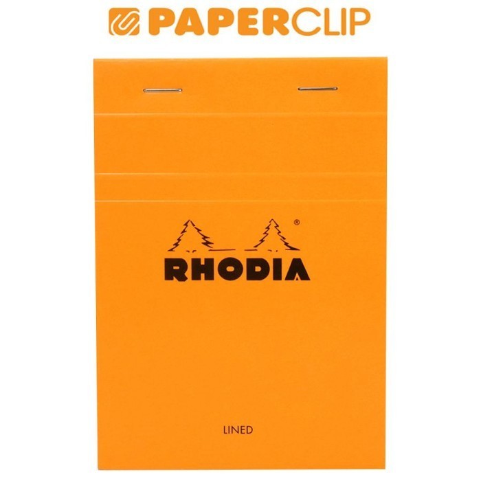 

Sale!!! Notepad Rhodia N13 Head Stapled Orange A6 Lined 13600C Limited