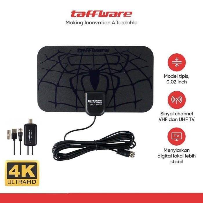 Antena Tv Digital Taffware Indoor + Sinyal Booster
