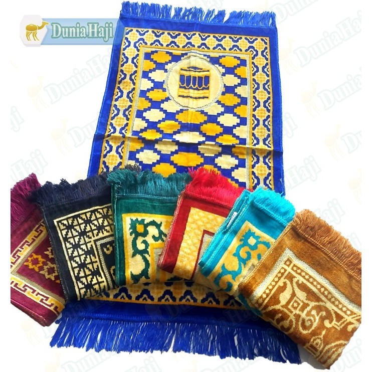 yang dicari@@@@] Sajadah Tebal Personal Izmir 55x110cm Bahan Bludru Turki Bulu Turkey