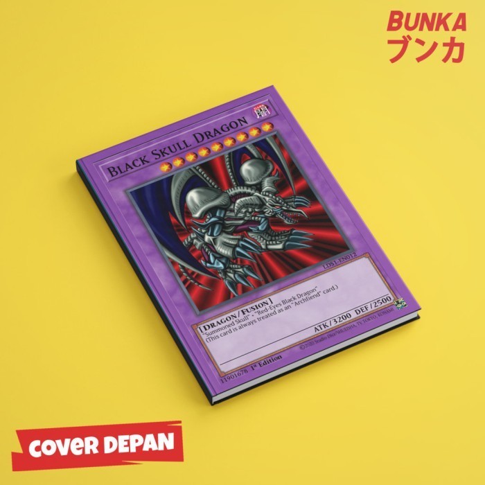 

Gaya Notebook Yu Gi Oh Black Skull Dragon Hardcover A5 Skin Buku Tulis Cata Diskon