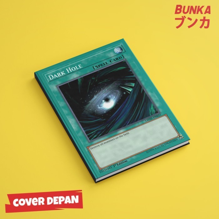 

Mudah Notebook Yu Gi Oh Dark Hole Hardcover A5 Skin Buku Tulis Catatan Notes Bagus