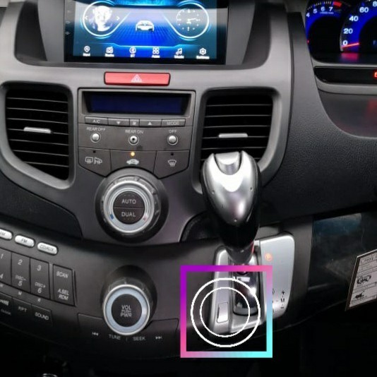 Terbaru Tutup Lubang Knob Shiftlock Shift lock Matic Honda Odyssey Rb1 Rb2 Ori