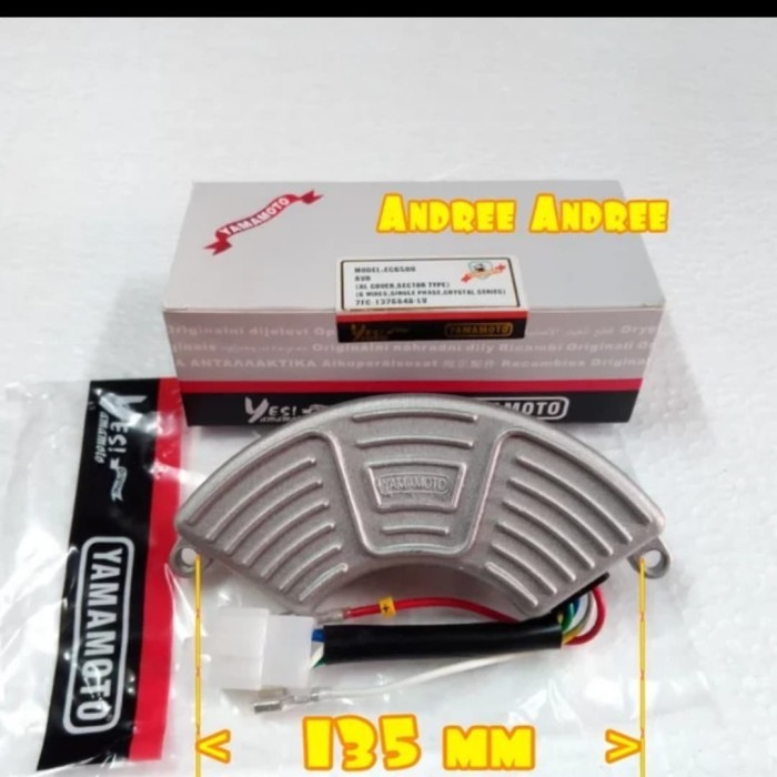 ~~~] AVR Genset 5000 6000 7000 Watt W Oval Sabit Aluminium - Yamamoto