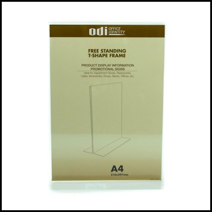 

GRATIS ONGKIR ODI SIGN HOLDER ACRYLIC VERTIKAL T A4 BAGUS BERKUALITAS !