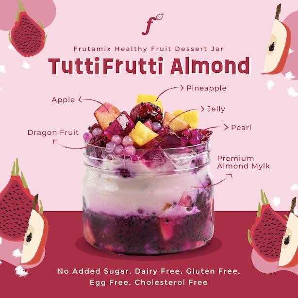 

Big Sale Tuttifrutti Almond Frutamix Healthy Fruit Drt Jar | Vegan Healthy Terbaik
