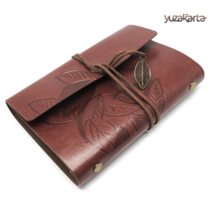 

Nikmati Buku Catatan Harian Jurnal Agenda Binder Kulit Retro Leaf Kertas A5 Berkualitas