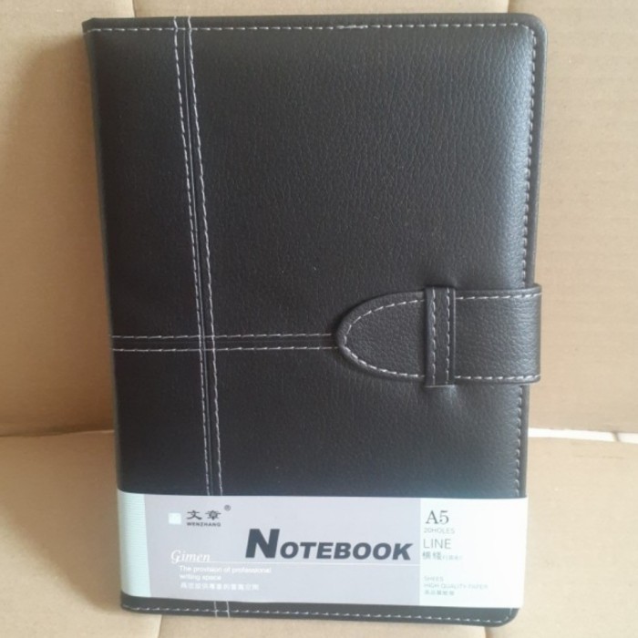 

Nikmati Notebook A5 Cover Kulit Buku Agenda A5 Cover Kulit Warna Hitam Diskon