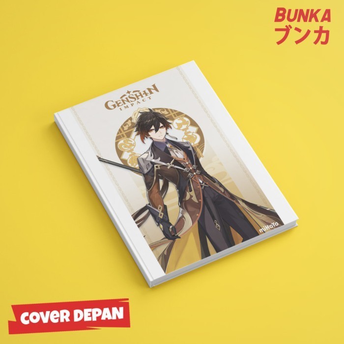 

Hemat Notebook Game Genshin Impact Zhongli Hardcover A5 Agenda Planner Terlaris