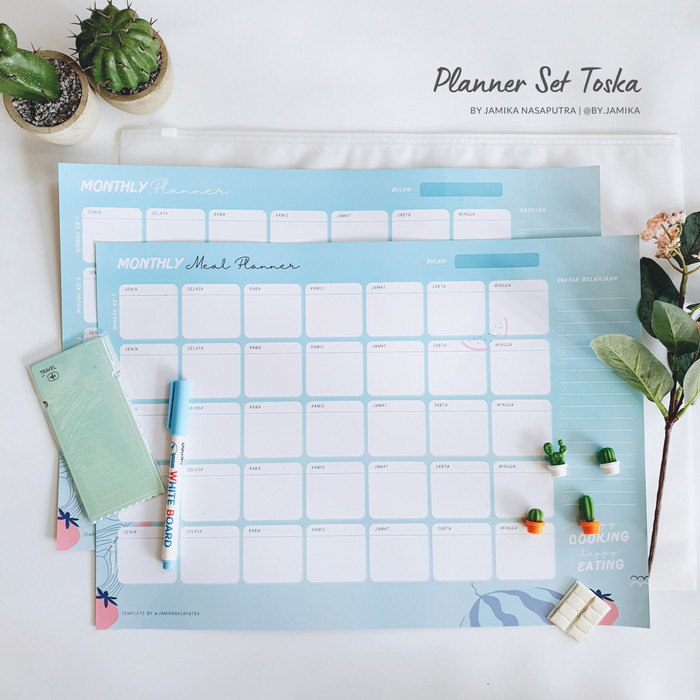 

Mantap Monthly Planner / Meal Planner By Jamikanasaputra Terbatas