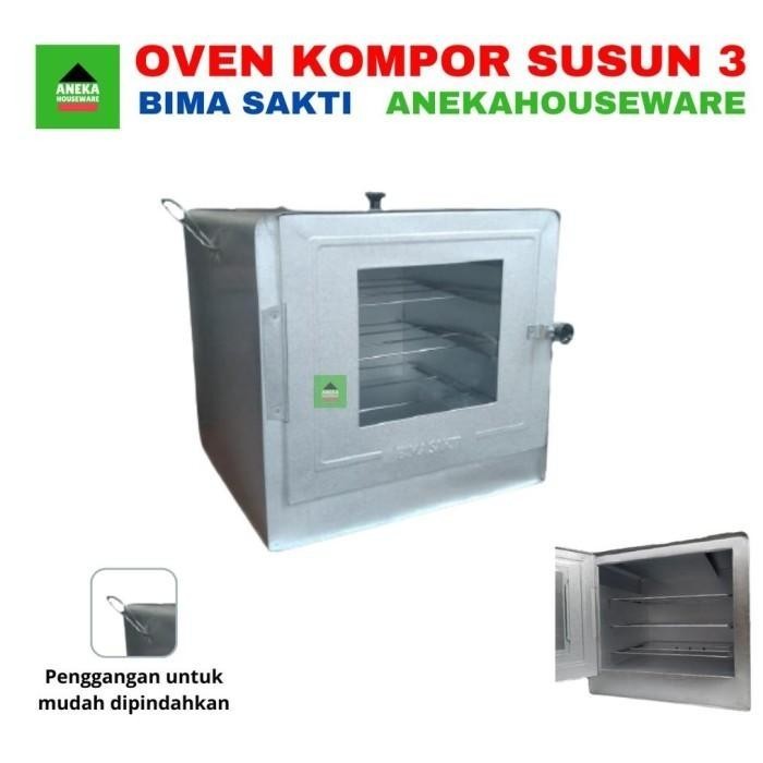 TERBARU OVEN TANGKRING KOMPOR KUE BIMA SAKTI SUSUN 3 UK 38 ASLI