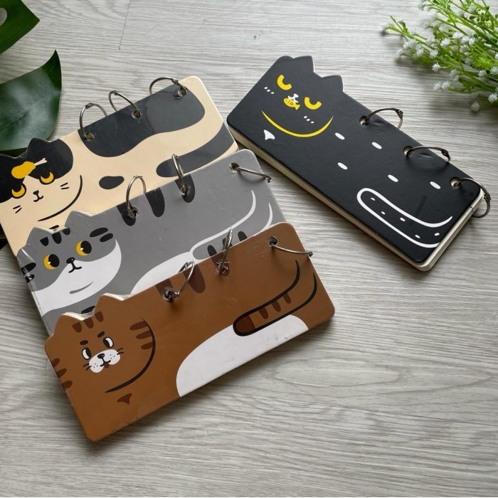 

Bagus Cute Cat Japanese Mini Ring Planner Buku Agenda Mini Lucu Bergaransi