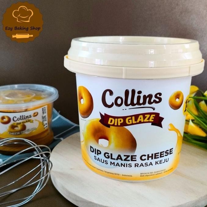 

Collins DIp Glaze Donat Cheese Keju 1kg - kuigrocery