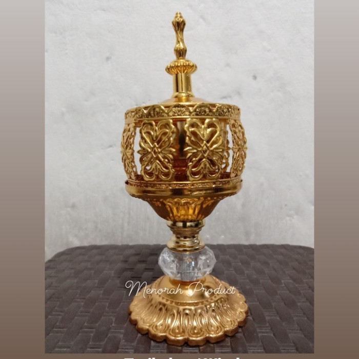 Wiruk Turibulum Tempat Dupa Meja. 19Cm