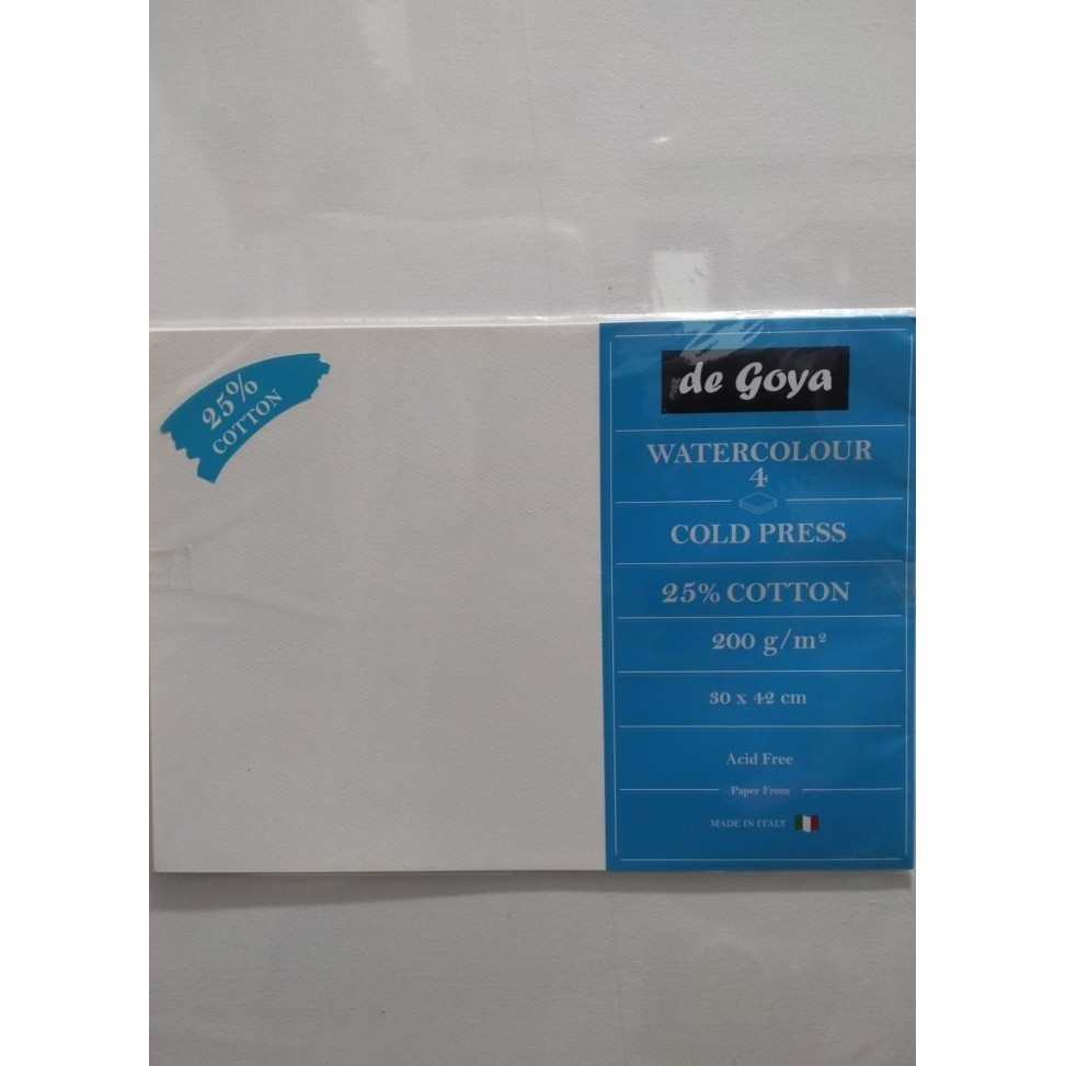 

Lucu Kertas Cat Air - De Goya Watercolor Paper 200 Gsm 25% Cotton Berkualitas