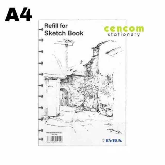 

Unik Lyra Sketch Book & Refill A4 / Isi Ulang Sketchbook Lyra Diskon