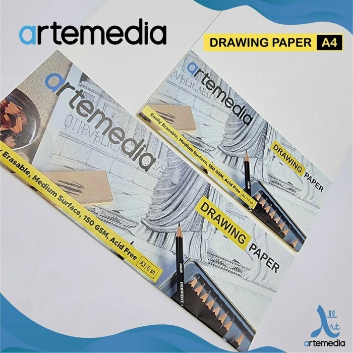 

Menakjubkan Artemedia Drawing Sketch Paper Kertas Gambar Sketsa A3 A4 Hot Sale