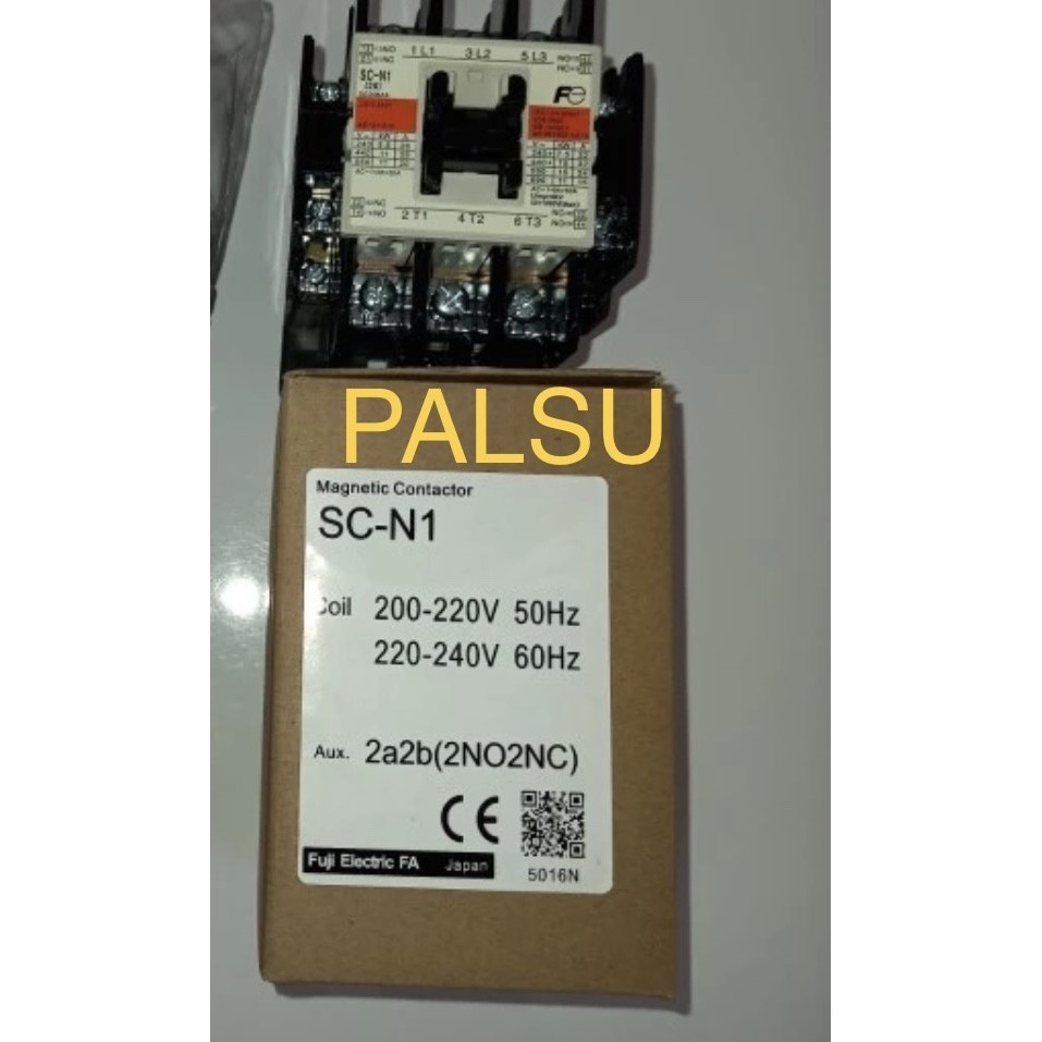 Contactor Kontaktor Fuji Sc-N1 Coil Ac 110,220,380 Vac Fuji Electric
