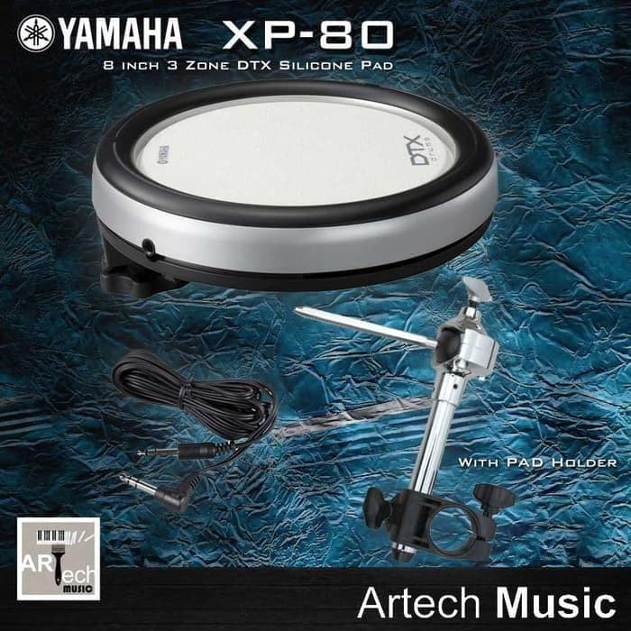 Yamaha Dtx Pad Xp80 + Snare Holder- Xp 80 Untuk Drum Elektrik