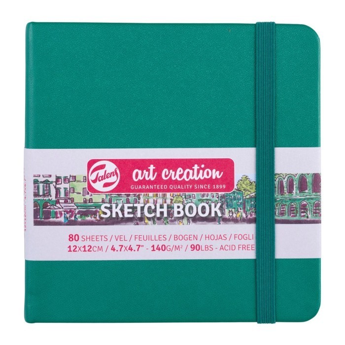 

Buruan Sketch Book Forest Green 12Ã—12Cm / 80 Sheets / 140G / Talens Art Creat Terbatas