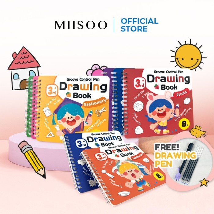 

Dijual Miisoo Buku Gambar Anak Set /Buku Gambar/Drawing Book/Buku Sketsa Bagus
