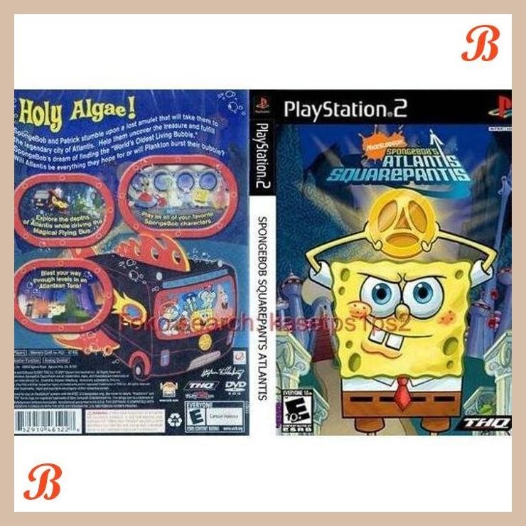 | KSP | SPONGEBOB ATLANTIS SQUAREPANTIS KASET PS2 - GAME PS2 - CD PS2