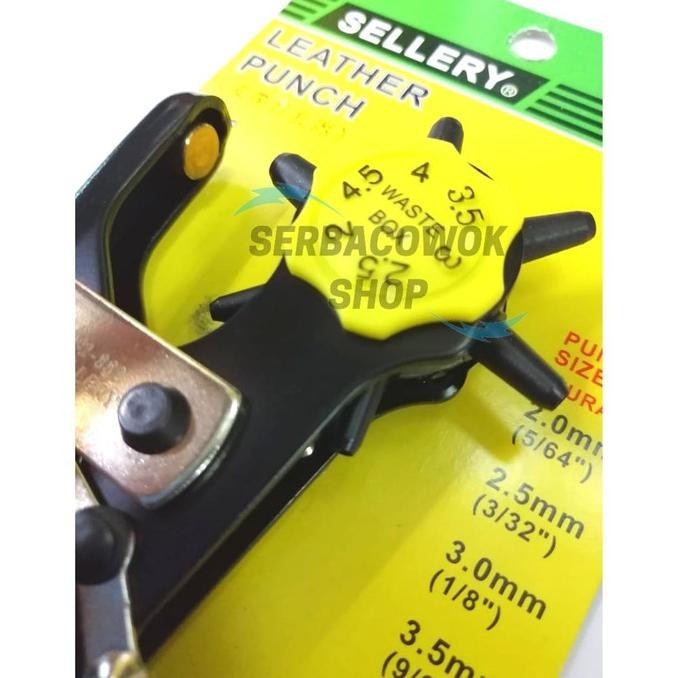 

Terbaru! Pembolong Sabuk Gesper Jaket Sellery Leather Punch 92-882 ~